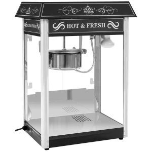 Stroj na výrobu popcornu - 1500 W - 5 kg/h - čierny - Royal Catering 10010545