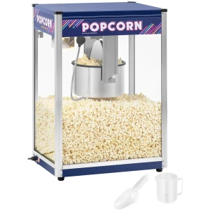 Popcornovač XXL - 2350 W - 8 kg/h - modrý - Royal Catering 10010841