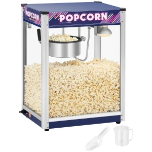 Stroj na popcorn - 1500 W - 5 kg/h - modrý - Royal Catering 10010842