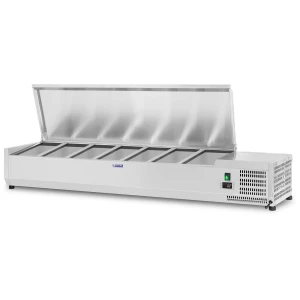 Royal Catering Chladiaca nadstavba - 150 x 33 cm - 7 GN 1/4 nádob 10010939