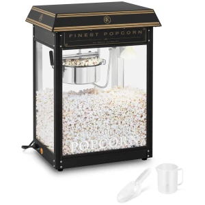Royal Catering Stroj na popcorn - čierno-zlatý 10011100