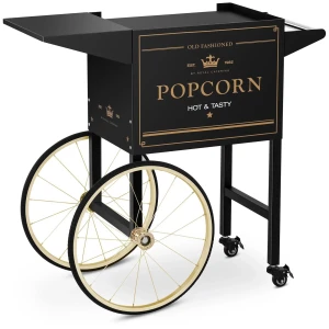 Royal Catering Vozík na stroj na popcorn - čierno-zlatý 10011103
