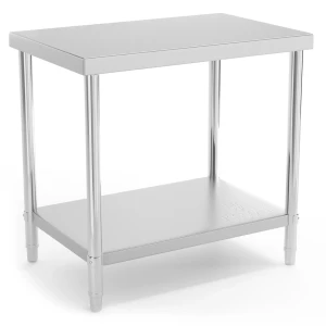 Pracovný stôl z nerezovej ocele - ECO - 90 x 60 cm - 250 kg - Royal Catering 10011353