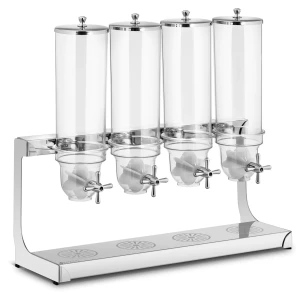 Royal Catering Dávkovač na cereálie - 4 x 3,5 l - 3 nádoby 10011388
