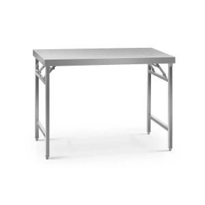 Royal Catering Skladací pracovný stôl - 60 x 120 cm - nosnosť 210 kg 10011482
