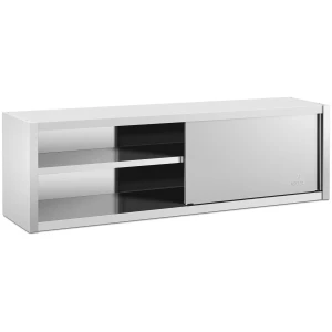 Royal Catering Nástenná skrinka z nehrdzavejúcej ocele - 200 x 45 cm - 30 kg 10011658