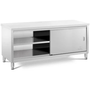 Royal Catering Pracovná skrinka z nehrdzavejúcej ocele - 200 x 60 cm - nosnosť 600 kg 10011670