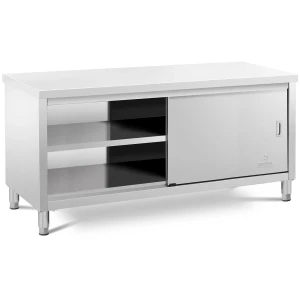 Royal Catering Pracovná skrinka z nehrdzavejúcej ocele - 180 x 70 cm - nosnosť 600 kg 10011673