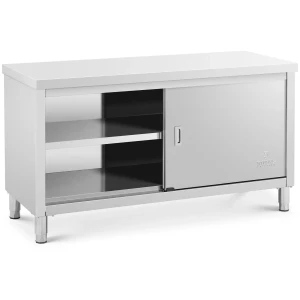 Royal Catering Pracovná skriňa z ušľachtilej ocele - 150 x 60 x 85 cm - nosnosť 600 kg 10011681
