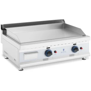 Royal Catering Dvojitý plynový gril - 74,5 x 40 cm - hladký - 2 x 3 100 W - zemný plyn - 20 mbar 10011917