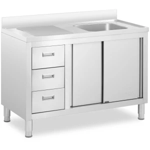 Drez - 1 misa - Royal Catering - nerezovÃ¡ oceÄ¾ - 120 x 60 cm 10012141