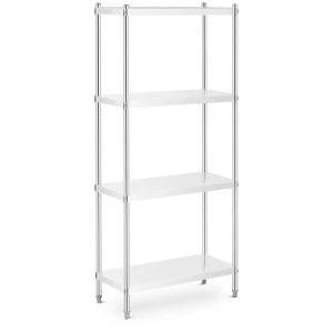 Nerezový regál - 80 x 40 x 180 cm - Royal Catering - 200 kg 10012243