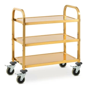 Servírovací vozík - 3 police - Royal Catering - do 240 kg - police: 69 x 40 cm 10012422