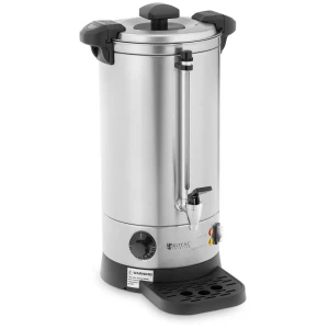 Royal Catering Varič vody - 9 l - 1500 W - odkvapkávacia miska - strieborná farba 10012453