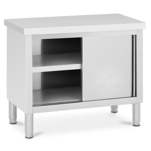 Pracovná skrinka z nehrdzavejúcej ocele - 100 x 50 cm - 285 kg - Royal Catering 10012543