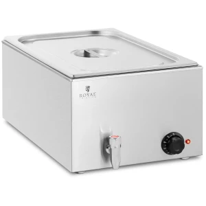 Royal Catering Bain Marie - 600W - 1 GN 1/1 - vypúšťací kohútik 10012616