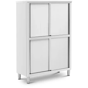 Nerezová skrinka na riad - 1200 x 500 x 1800 mm - 4 vložky - do 200 kg - Royal Catering 10012698