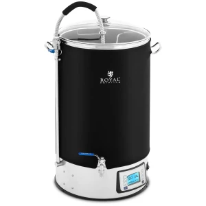 Royal Catering Domáci pivovar s izoláciou - 60 L - 3000 W - 10 – 100 °C - nehrdzavejúca oceľ - LCD displej - časovač 10012889