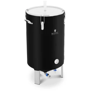 Royal Catering Fermentačná nádoba – 70 l – 0 – 40 °C – nehrdzavejúca oceľ – s izolačným plášťom 10012891