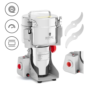 Elektrický mlynček na korenie - 2000 g - 21 x 9,5 cm - 3400 W - Royal Catering 10012948