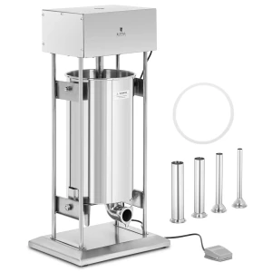 Plnička klobás - 25 l - elektrická - vrátane 4 plniace rúrky - Royal Catering 10013320