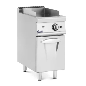 Plynová grilovacia platňa - 6 kW - 50-300 °C - propán / LPG / zemný plyn - podstavná skriňa - Royal Catering 10013403