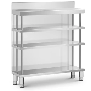 BarovÃ½ pracovnÃ½ stÃ´l - nerezovÃ¡ oceÄ¾ - 100 x 30 x 115 cm - Royal Catering 10013464