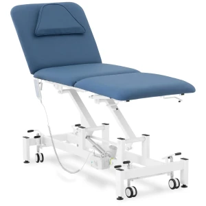 physa Elektrické masážne lehátko - 100 W - 150 kg - modrá/biela farba 10040483