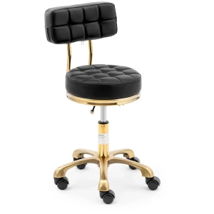 physa Taburetka s operadlom - 47 - 61 cm - 150 kg - čierna 10040691