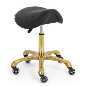 physa Stolička pod sedlo - 55 - 70 cm - 150 kg - čierna/zlatá 10040828