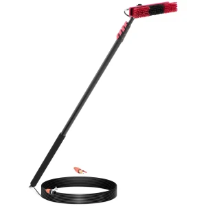 ulsonix Teleskopická umývacia kefa - s prípojkou na vodu - na solárne panely a okná - 1750 - 7200 mm 10050453