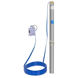 hillvert PonornÃ© Äerpadlo - 95 mm / 3,75'' - 10 800 l/h - 2200 W - 20 m kÃ¡bel / 96 m vÃ½Å¡ka - uÅ¡Ä¾achtilÃ¡ oceÄ¾ 10060174