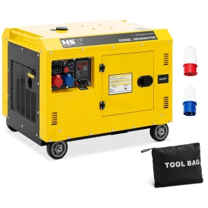 MSW Dieselový núdzový generátor - 7220 / 8500 W - 30 l - 230/400 V - mobilný - AVR - Euro 5 10062297