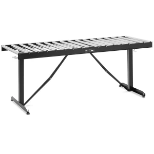 MSW Valčekový dopravník - 200 kg - 178 x 67 cm - počet valčekov: 17 - výškovo nastaviteľný 10062372