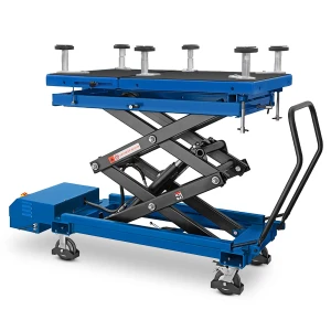 MSW Scherenový zdvíhací stôl - pre EVA-autobatériu - s kolieskami - 750 W - do 1200 kg 10062872
