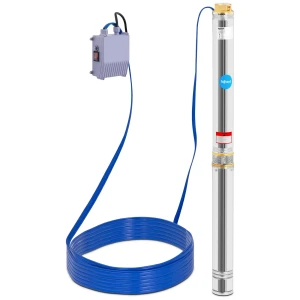 hillvert PonornÃ© Äerpadlo - 95 mm / 3,75'' - 13 800 l/h - 2200 W - 20 m kÃ¡bel / 76,4 m vÃ½Å¡ka - uÅ¡Ä¾achtilÃ¡ oceÄ¾ 10090122