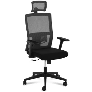 Fromm & Starck Kancelárska stolička - sieťované operadlo - opierka hlavy - 150 kg 10260155