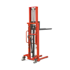 Hydrauliczny wózek widłowy BASIC PSM 1.0 z podwójnym masztem teleskopowym, wysokość podnoszenia 2500 mm, udźwig 1000 kg