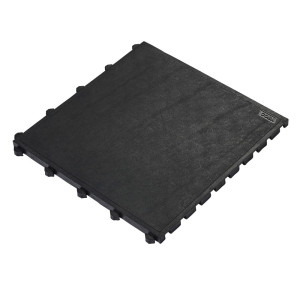 COBA Mata przeciwzmęczeniowa Fatigue Lock Premium, zamknięta, szer. x gł. 500 x 500 mm, kolor czarny