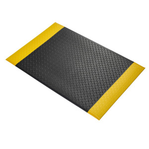 COBA Mata przeciwzmęczeniowa Orthomat® Diamond, szer. x gł. 600 x 900 mm, kolor czarny/żółty