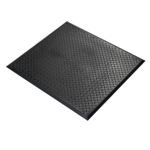 COBA Mata do miejsca pracy Comfort-Lok, szer. x gł. 700 x 800 mm, kolor czarny