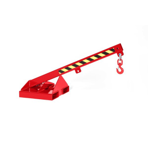 RR-Industrietechnik® ramię załadunkowe typu RLH, udźwig 350–1000 kg, RAL 3000 ognistoczerwony