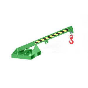 RR-Industrietechnik® ramię załadunkowe typu RLH, TK 350–1000 kg, RAL 6018 żółtozielony