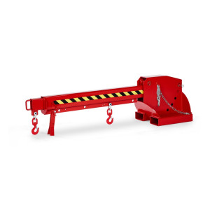 RR-Industrietechnik® ramię załadunkowe typu RKT, udźwig 1250–8000 kg, RAL 3000 ognistoczerwony