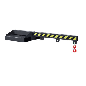 RR-Industrietechnik® ramię załadunkowe typu RLA, głębokość 1500 mm, udźwig 250–1000 kg, RAL 7016 antracytowy szary