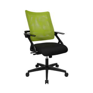Biurowe krzesło obrotowe Topstar® New S´move, czarne zielone