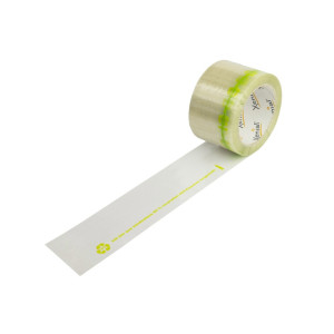 Taśma recyklingowa PET Xenial®, 37 µ, szer. x dł. 50 mm x 1 250 mb, przezroczysta, 6 szt./opakowanie
