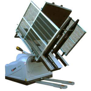Mobilna obrotnica palet, otwarta 600 - 1 800 mm, udźwig 1 500 kg