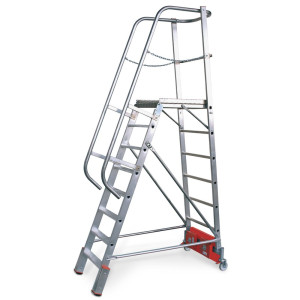 Drabina teleskopowa KRAUSE® STABILO Vario, balast 60 kg, wysokość w stanie stojącym 1,90 m