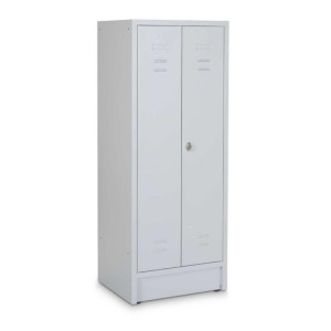 Szafa na środki czystości HEMMDAL HPZ-1, zamek cylindryczny, wys. x szer. x gł. 1800 x 600 x 500 mm, kolor jasnoszary